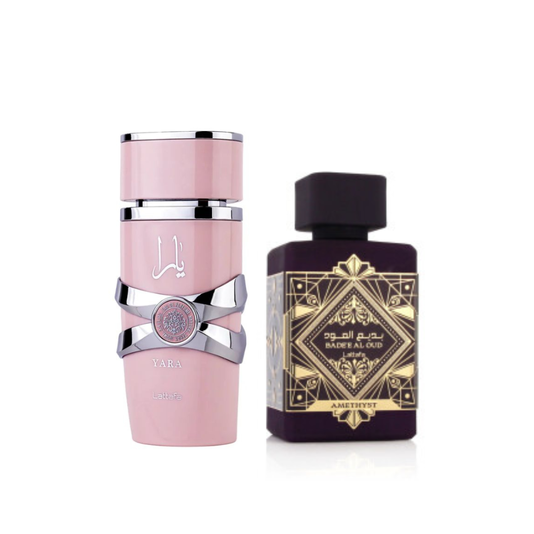 KIT 2 PERFUMES - LATTAFA YARA y LATTAFA AMETHYST