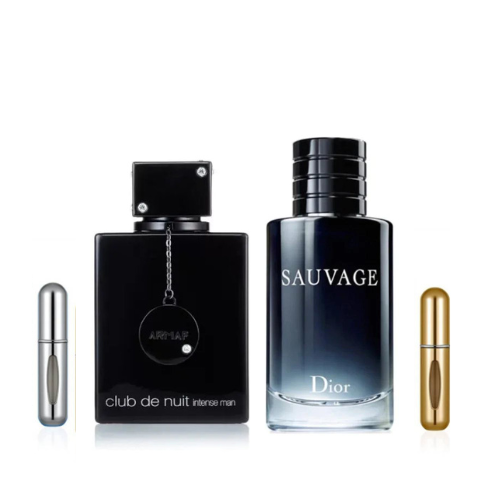 Kit Duo: Club Nuit, Sauvage + 2 Perfumero